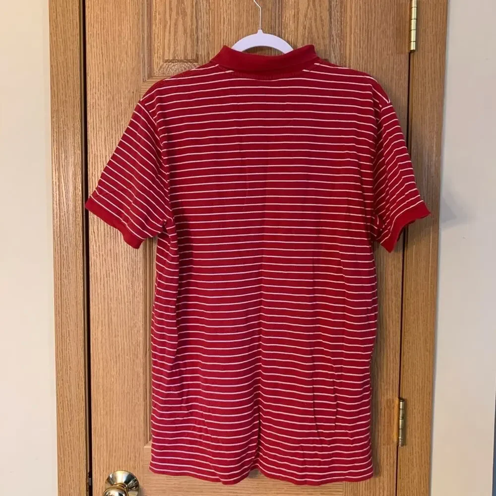 Polo Jeans Co Striped Polo Ralph Lauren Flag Vtg Lg